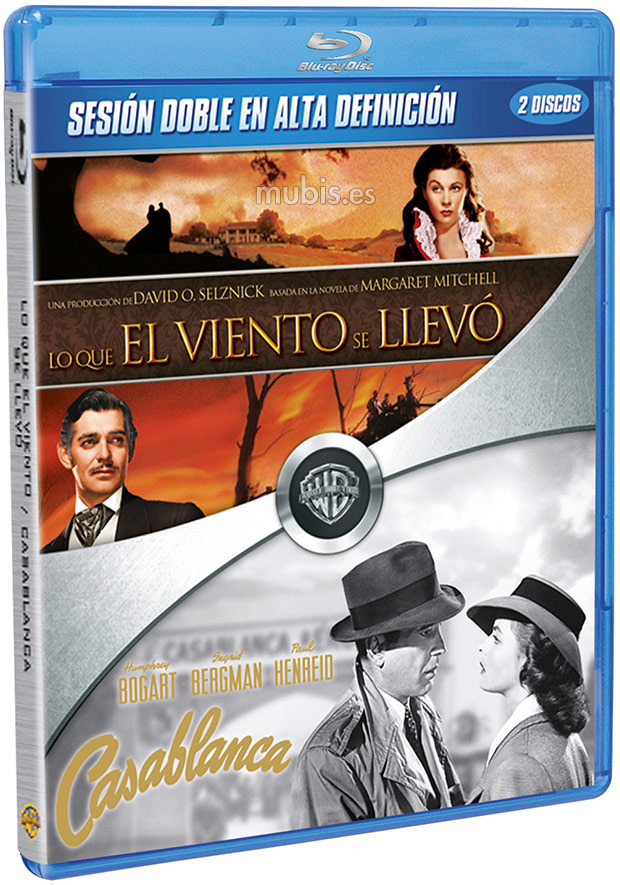 carátula Pack Casablanca + Lo que el Viento se Llevó Blu-ray 1