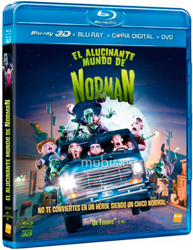 carátula El Alucinante Mundo de Norman - Combo Exclusivo Blu-ray+Blu-ray 3D 1