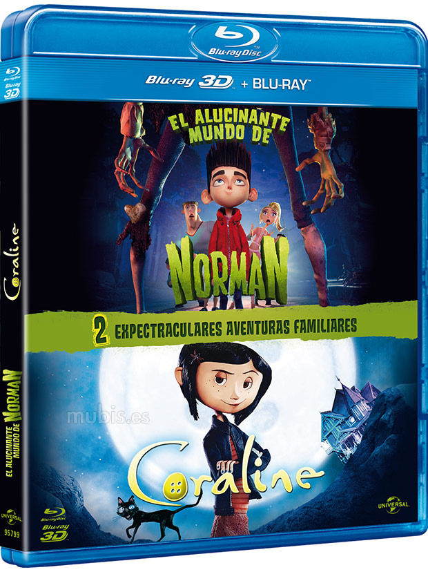 Pack El Alucinante Mundo de Norman + Los Mundos de Coraline Blu-ray 3D