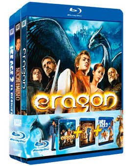 Pack Eragon + Ice Age 2 + Noche en el Museo Blu-ray