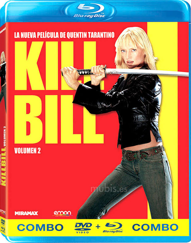 carátula Kill Bill - Volumen 2 (Combo Blu-ray + DVD) Blu-ray 1
