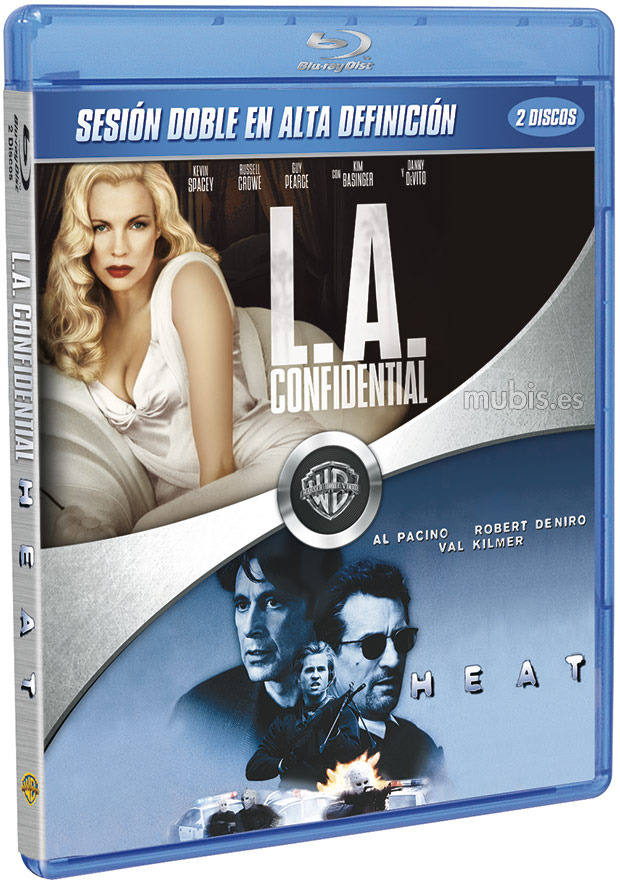 carátula Pack L.A. Confidential + Heat  Blu-ray 1