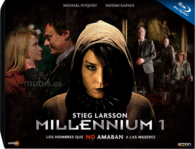 carátula Millennium 1: Los Hombres que no Amaban a las Mujeres - Edición Horizontal Blu-ray 1