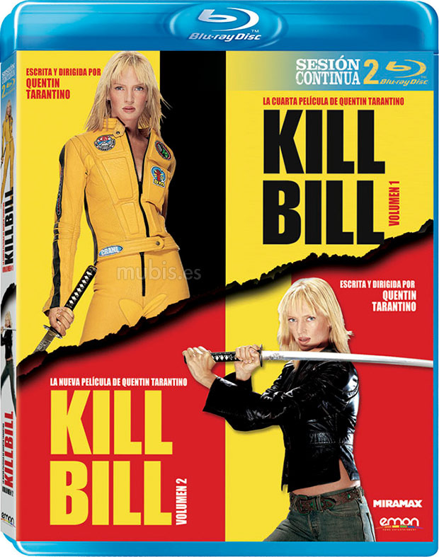 carátula Kill Bill - Volumen 1 y 2 Blu-ray 1