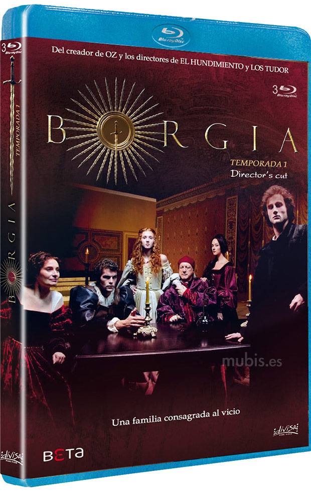 carátula Los Borgia - Primera Temporada (Director's Cut) Blu-ray 1