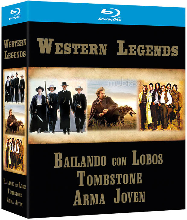 carátula Western Legends Blu-ray 1