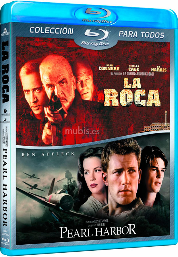 carátula Pack La Roca + Pearl Harbor Blu-ray 1