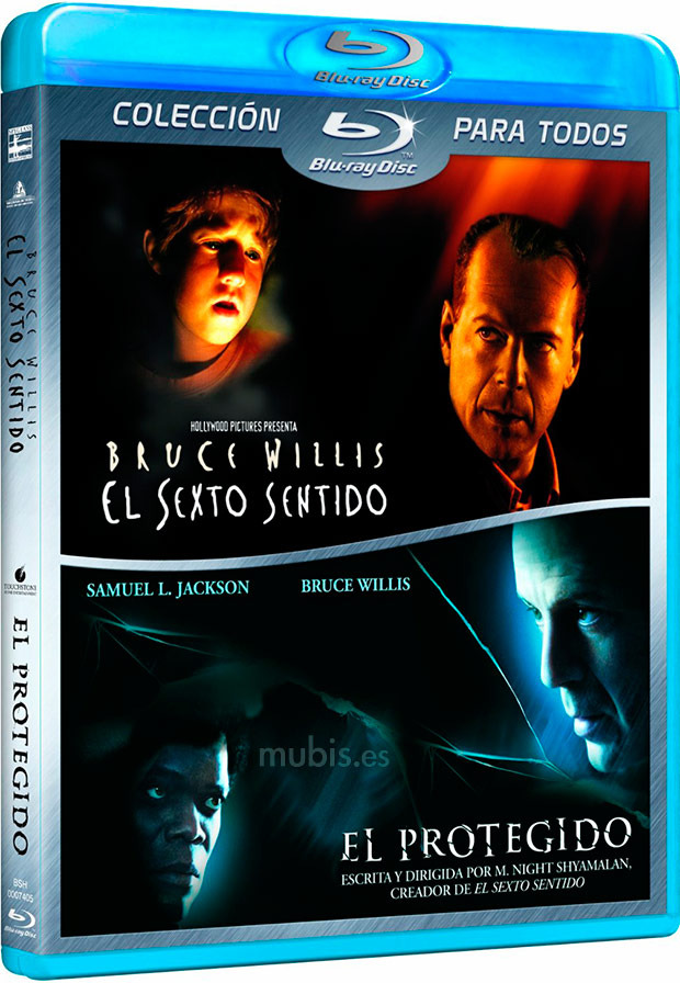 carátula Pack El Sexto Sentido + El Protegido Blu-ray 1