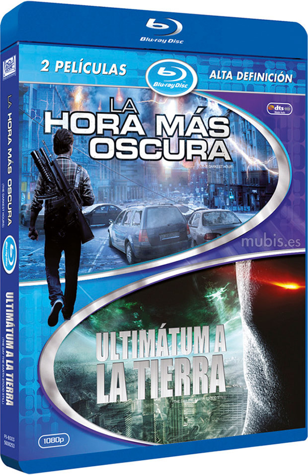 carátula Pack La Hora más Oscura + Ultimatum a la Tierra (2008) Blu-ray 1