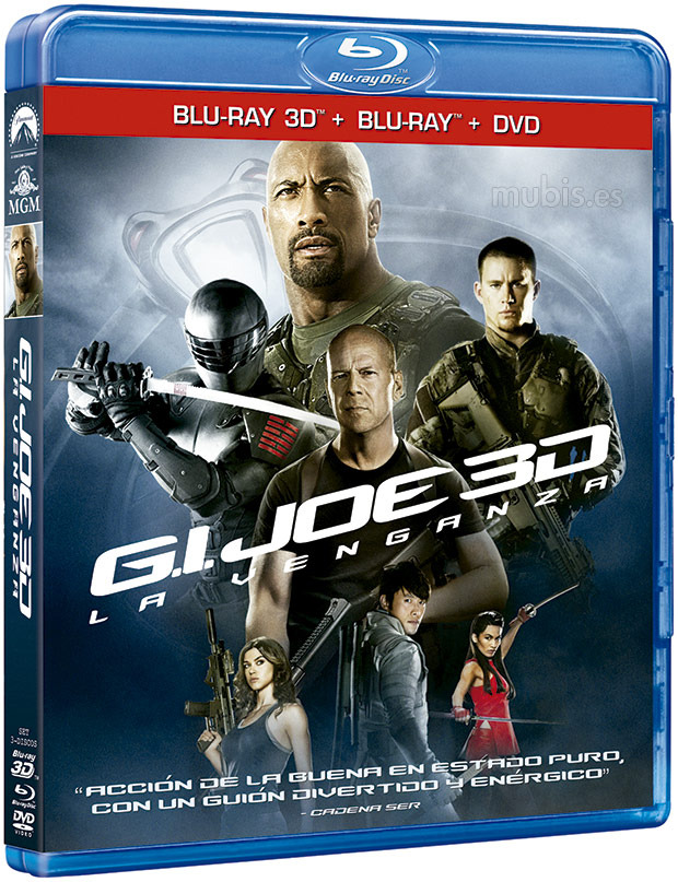carátula G.I. Joe: La Venganza Blu-ray 3D 1