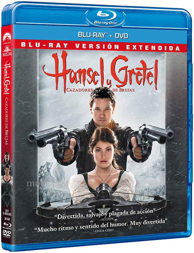 carátula Hansel y Gretel: Cazadores de Brujas Blu-ray 1