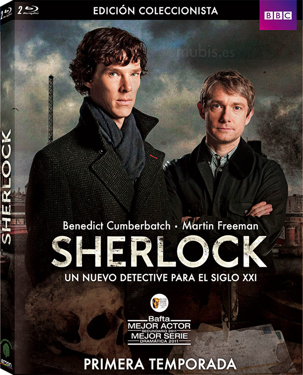 carátula Sherlock - Primera Temporada (Edición Coleccionista) Blu-ray 0