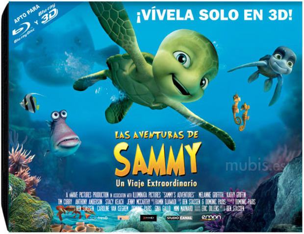 Las Aventuras de Sammy. Un Viaje Extraordinario - Edición Horizontal Blu-ray 3D