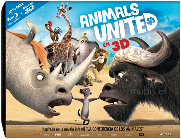 Animals United - Edición Horizontal Blu-ray 3D