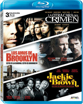 Pack La otra Cara del Crimen + Los Amos de Brooklyn + Jackie Brown Blu-ray