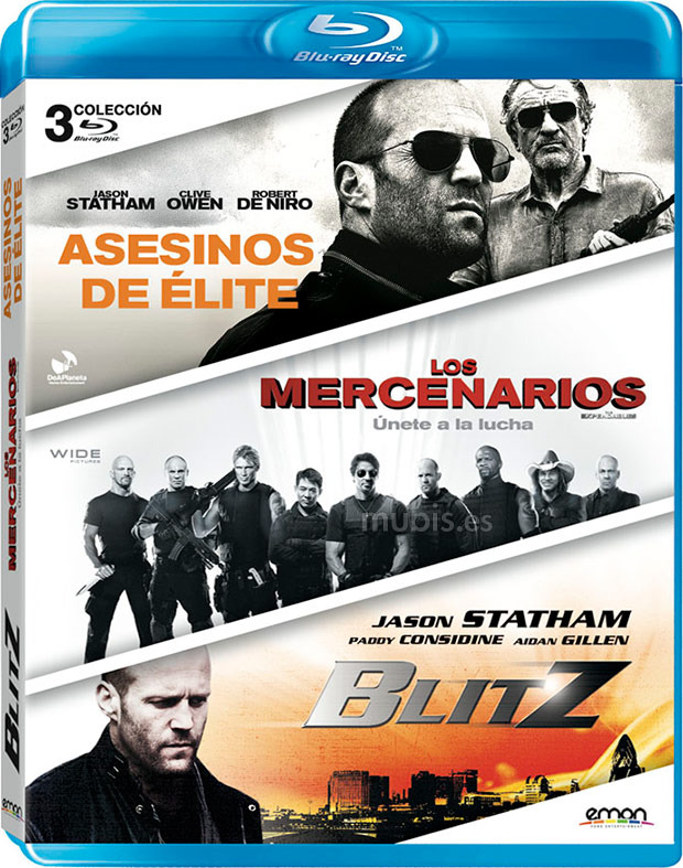 Pack Asesinos de Élite + Los Mercenarios + Blitz  Blu-ray