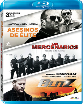 Pack Asesinos de Élite + Los Mercenarios + Blitz  Blu-ray