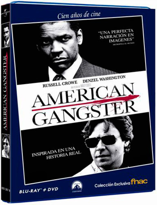 carátula American Gangster (Combo Blu-ray + DVD) Blu-ray 1
