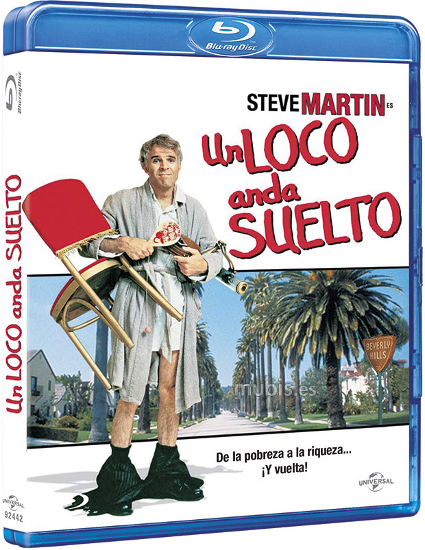 carátula Un Loco anda Suelto Blu-ray 1