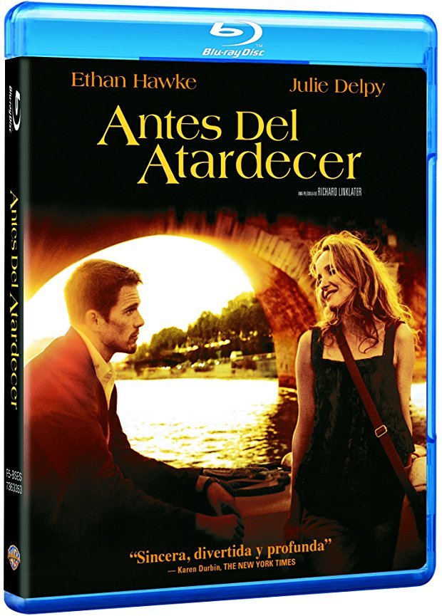 carátula Antes del Atardecer Blu-ray 1