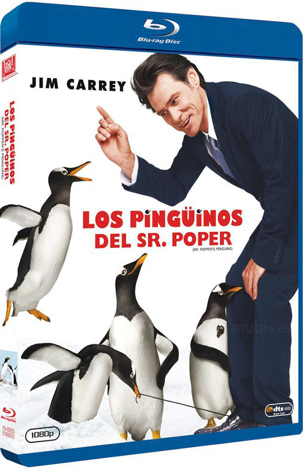 carátula Los Pingüinos del Sr. Poper Blu-ray 1