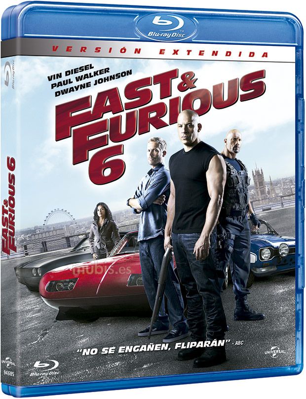 carátula Fast & Furious 6 Blu-ray 1
