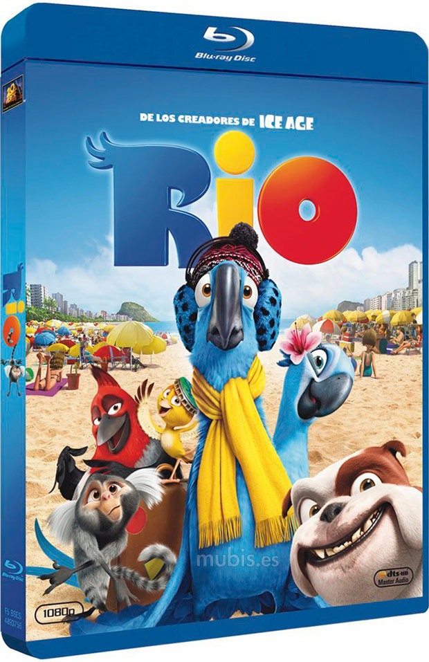 carátula Rio - Edición Sencilla Blu-ray 1
