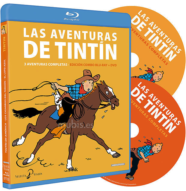 carátula Las Aventuras de Tintín - Volumen 1 Blu-ray 1