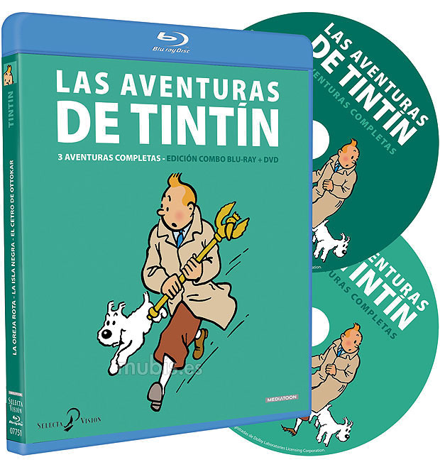 carátula Las Aventuras de Tintín - Volumen 2 Blu-ray 1