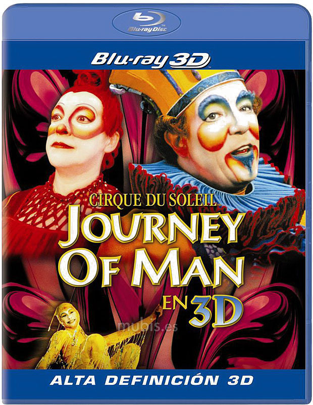 carátula Cirque du Soleil: Journey of Man Blu-ray 3D 1