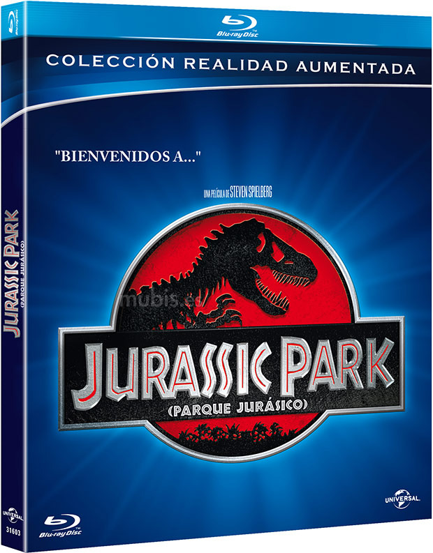 carátula Jurassic Park (Parque Jurásico) - Realidad Aumentada Blu-ray 1