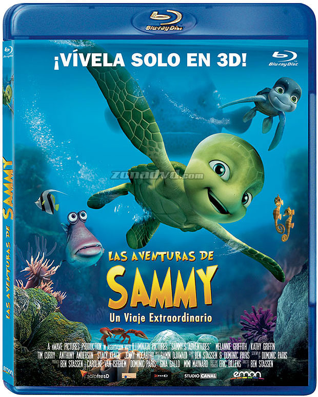 carátula Las Aventuras de Sammy. Un Viaje Extraordinario Blu-ray 1