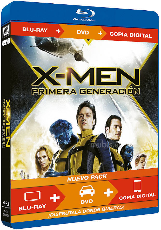 carátula X-Men: Primera Generación Blu-ray 1