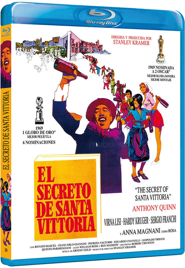 carátula El Secreto de Santa Vittoria Blu-ray 1