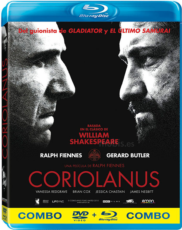 carátula Coriolanus (Combo Blu-ray + DVD) Blu-ray 1