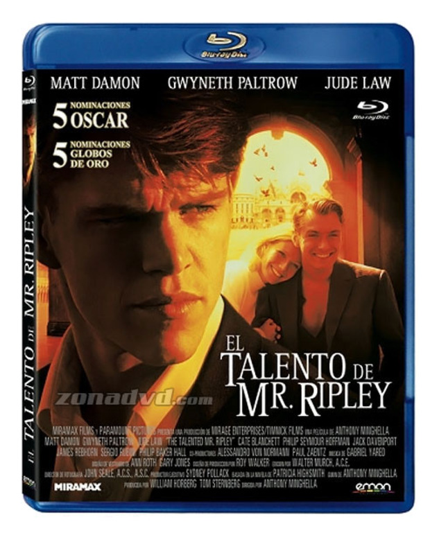 carátula El Talento de Mr. Ripley Blu-ray 1