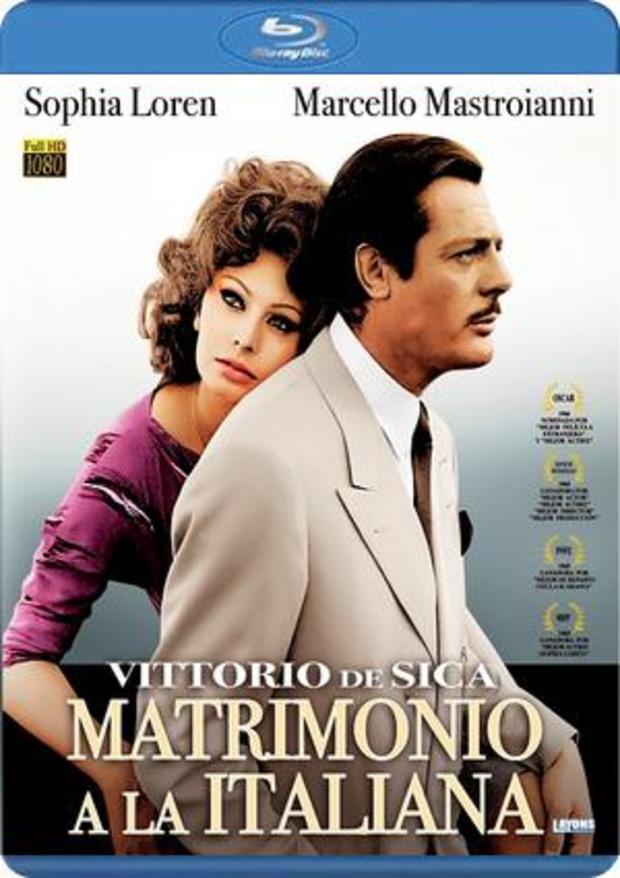 carátula Matrimonio a la Italiana Blu-ray 1