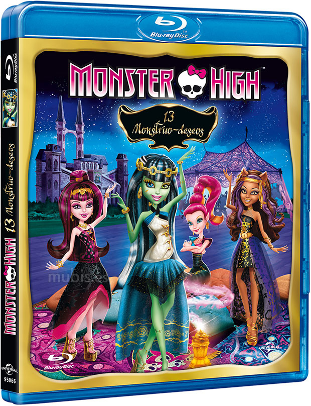 carátula Monster High: 13 Mostruo-Deseos Blu-ray 1