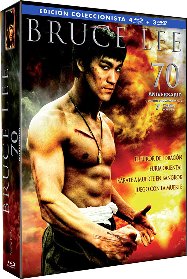 carátula Bruce Lee 70 aniversario Blu-ray 1