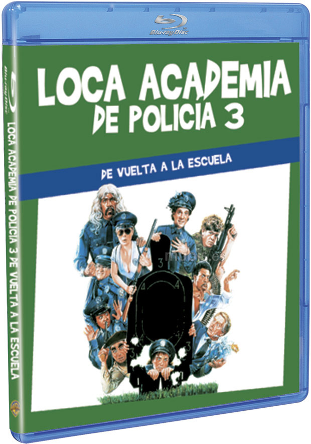 carátula Loca Academia de Policía 3: De Vuelta a la Escuela Blu-ray 1