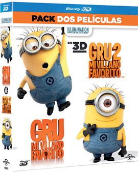 Pack Gru, Mi Villano Favorito + Gru 2: Mi Villano Favorito Blu-ray 3D