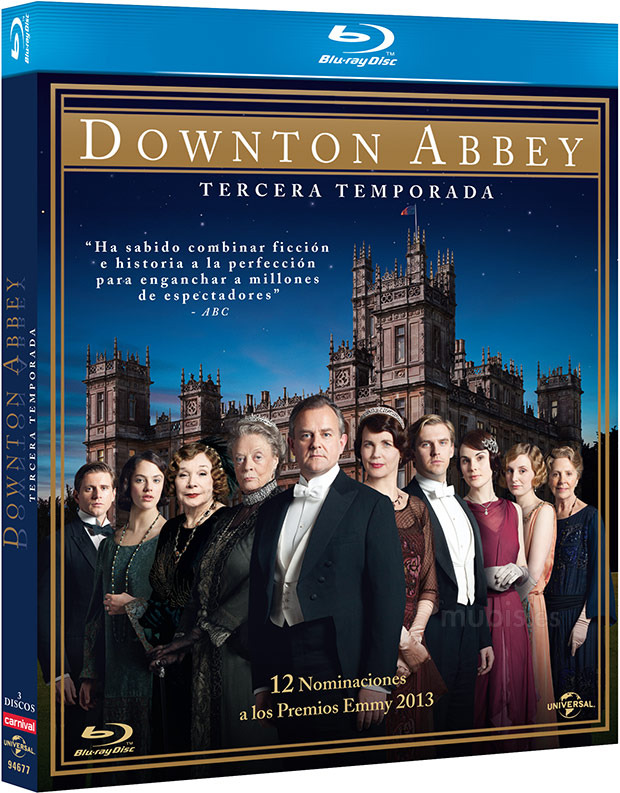 carátula Downton Abbey - Tercera Temporada Blu-ray 1