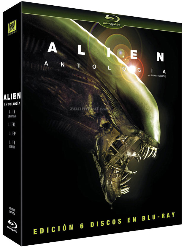 carátula Alien Antología - Edición 6 discos Blu-ray 1