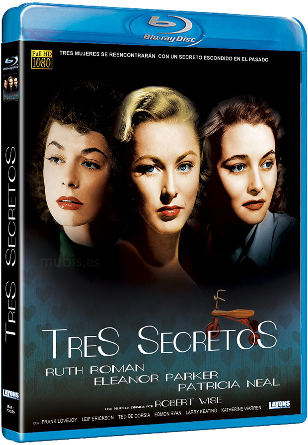 carátula Tres Secretos Blu-ray 1