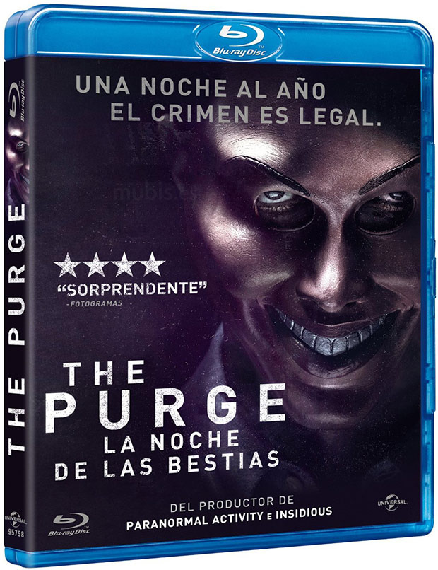 carátula The Purge: La Noche de las Bestias Blu-ray 1