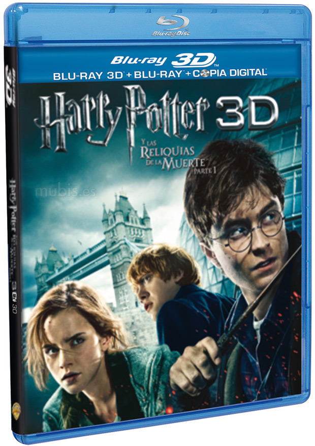 carátula Harry Potter y las Reliquias de la Muerte: Parte I Blu-ray 3D 1