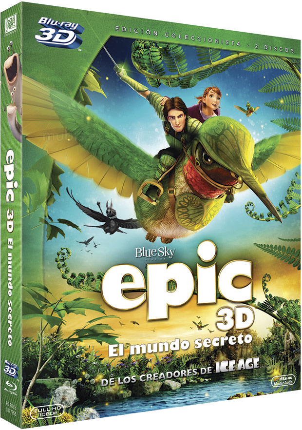 carátula Epic: El Reino Secreto Blu-ray 3D 1