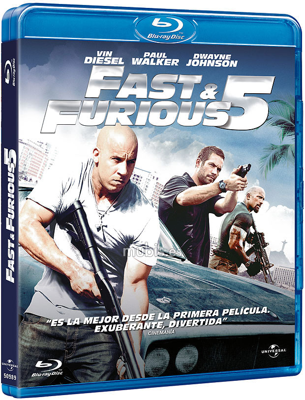 carátula Fast and Furious 5 Blu-ray 1
