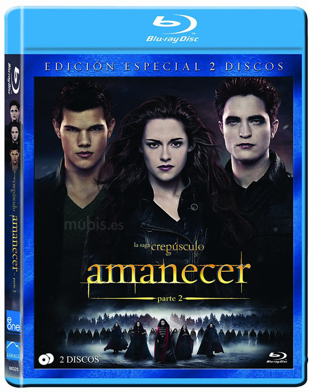 carátula Crepúsculo: Amanecer - Parte 2 Blu-ray 1