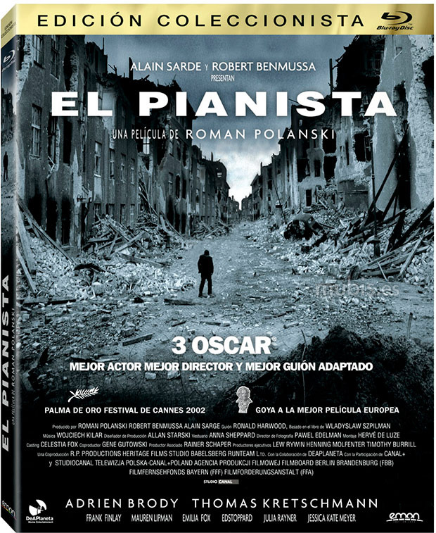 carátula El Pianista - Edición Coleccionista Blu-ray 0
